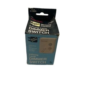 Radio Shack Dimmer Switch Cat No 61‎ 2681A 2 Prong Beige No Wiring Smart Home